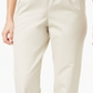 Calça feminina Alfred Dunner Classics Twill Pull-on marrom tamanho 12