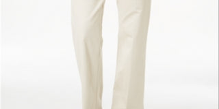 Calça feminina Alfred Dunner Classics Twill Pull-on marrom tamanho 12