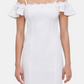 Vestido feminino Kensie liso ombro a ombro branco tamanho 14
