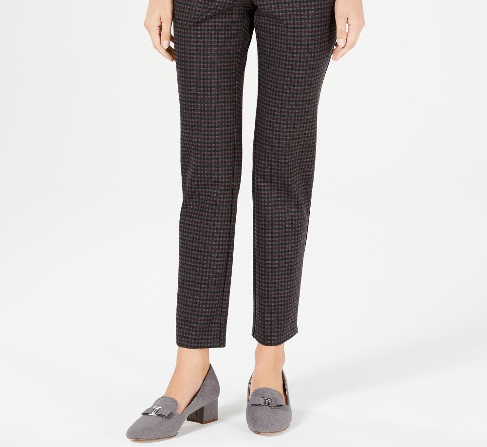 Calça feminina Charter Club Petite Pull-On, marrom, tamanho 14 Petite