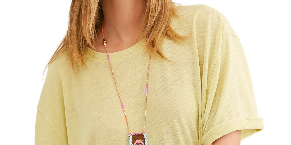 Camiseta Cassidy Feminina Free People Vermelha Tamanho X P