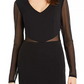 Vestido Mini Illusion Scuba Teeze Me Feminino Júnior Preto Tamanho 9