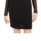 Vestido Mini Illusion Scuba Teeze Me Feminino Júnior Preto Tamanho 9