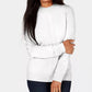 Karen Scott Suéter Feminino Petite Cable-Knit Crewneck Rosaoverfl Tamanho Petite Pequeno