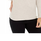 Blusa feminina pequena com gola alta estilo &amp; co, verde, tamanho P