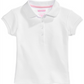 Camisa polo interlock feminina Nautica, branca, tamanho médio