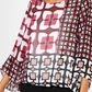 Top estampado com faixa Alfani feminino, tamanho pequeno, rosa