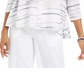 Blusa feminina com estampa de botões e alças finas, tamanho X-S