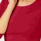Camiseta feminina de manga comprida Charter Club Pima Cotton, vermelha, tamanho médio