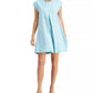 Vestido feminino Charter Club com amarração nas costas e corte em A, azul, tamanho grande