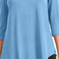 JM Collection Blusa feminina com ombros descobertos, azul, tamanho X-S