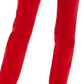 Calça jeans feminina Charter Club Lexington Velveteen Tummy Control com perna reta, vermelha, tamanho 10
