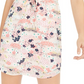 Vestido casual feminino Maison Jules com decote em V e estampa floral, rosa, tamanho extragrande