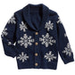 Cardigan infantil floco de neve para meninos First Impressions, azul, tamanho 0-3 meses