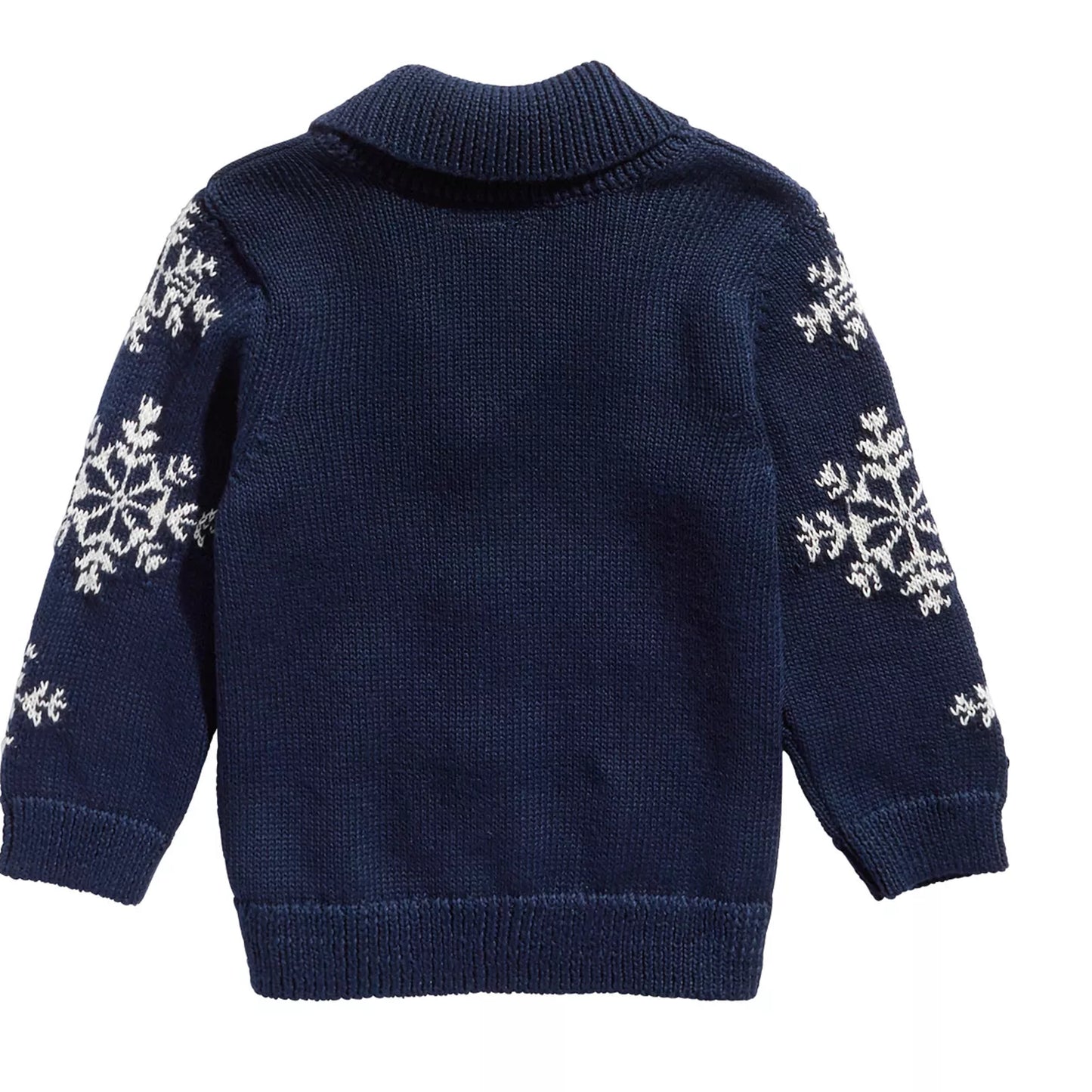 Cardigan infantil floco de neve para meninos First Impressions, azul, tamanho 0-3 meses