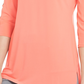 JM Collection Top feminino com alças O Ring, laranja, tamanho pequeno