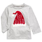 Camiseta infantil First Impressions Baby Boy Elf cinza tamanho 3-6 meses