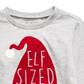 Camiseta infantil First Impressions Baby Boy Elf cinza tamanho 3-6 meses