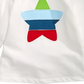 Camiseta com apliques de estrelas Bold para bebês e crianças pequenas First Impressions, branca, tamanho 3-6 meses