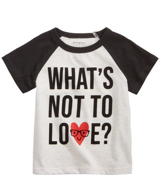 Camiseta infantil estampada com amor First Impressions para meninos, tamanho 12