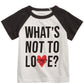 Camiseta estampada First Impressions Baby Boy's Love, branca, tamanho 3 a 6 meses
