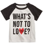 Camiseta estampada de amor para meninos First Impressions, branca, tamanho 18 meses