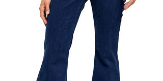 Calça Jeans Flare Layla Cintura Alta Feminina Free People Azul Tamanho 25