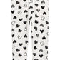 Legging infantil First Impressions para meninas, cor de coração, branca, tamanho 18