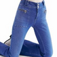 Calça jeans feminina Layla Flare, azul elétrico, tamanho 25, da Free People