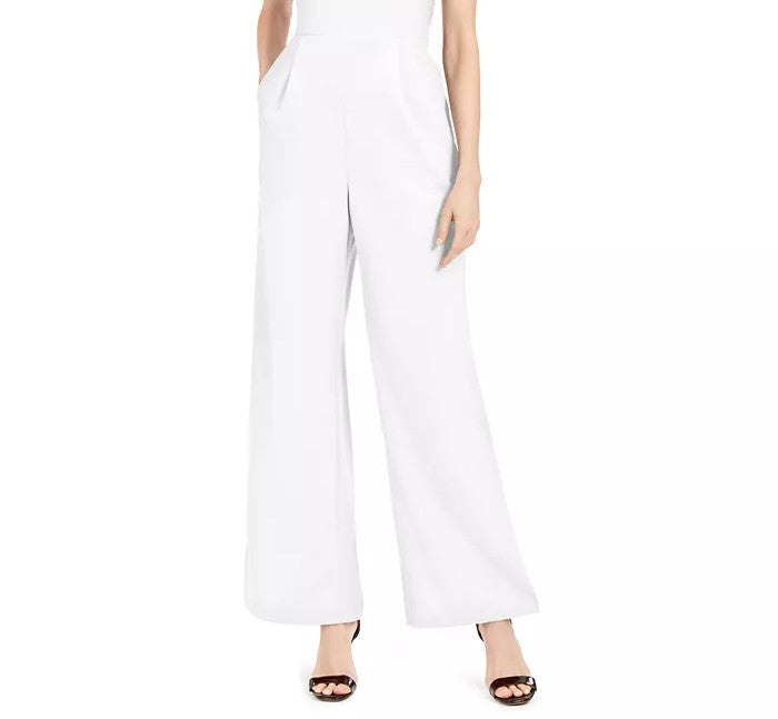 Macacão Calvin Klein Feminino Gola Alta com Lantejoulas Branco Tamanho 12