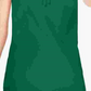INC International Concepts Camiseta feminina lisa, manga curta, gola redonda, verde, tamanho pequeno