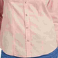 Camisa feminina de veludo cotelê liso Charter Club rosa tamanho XX-G