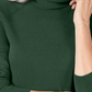Karen Scott Suéter Feminino Petite Luxsoft Gola Alta Verde Tamanho PS