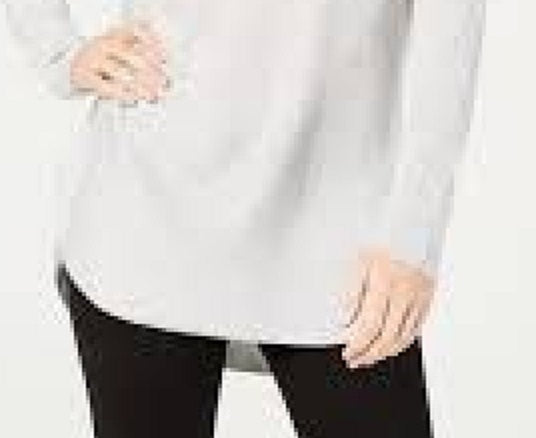 Suéter feminino INC International Concept, cinza, tamanho médio