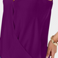 Thalia Sodi Regata Feminina com Tiras e Acabamento Roxo Tamanho Médio