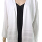 Karen Scott Cardigan Feminino Manga Longa Frente Aberta Marrom Tamanho Médio