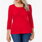 Karen Scott Blusa Feminina Gola Redonda Tamanho XS