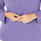 Karen Scott Suéter Feminino Gola Bateau Manga Longa Roxo Tamanho P