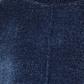 Blusa feminina texturizada mesclada manga comprida gola redonda azul tamanho grande