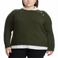 Suéter Ralph Lauren Plus Prince Feminino Cinza Tamanho -3X