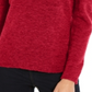Suéter feminino com manga bufante INC International Concepts, vermelho, tamanho pequeno médio