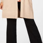 Cardigan metálico plus size com cadarço JM Collection feminino, bege, tamanho 2X