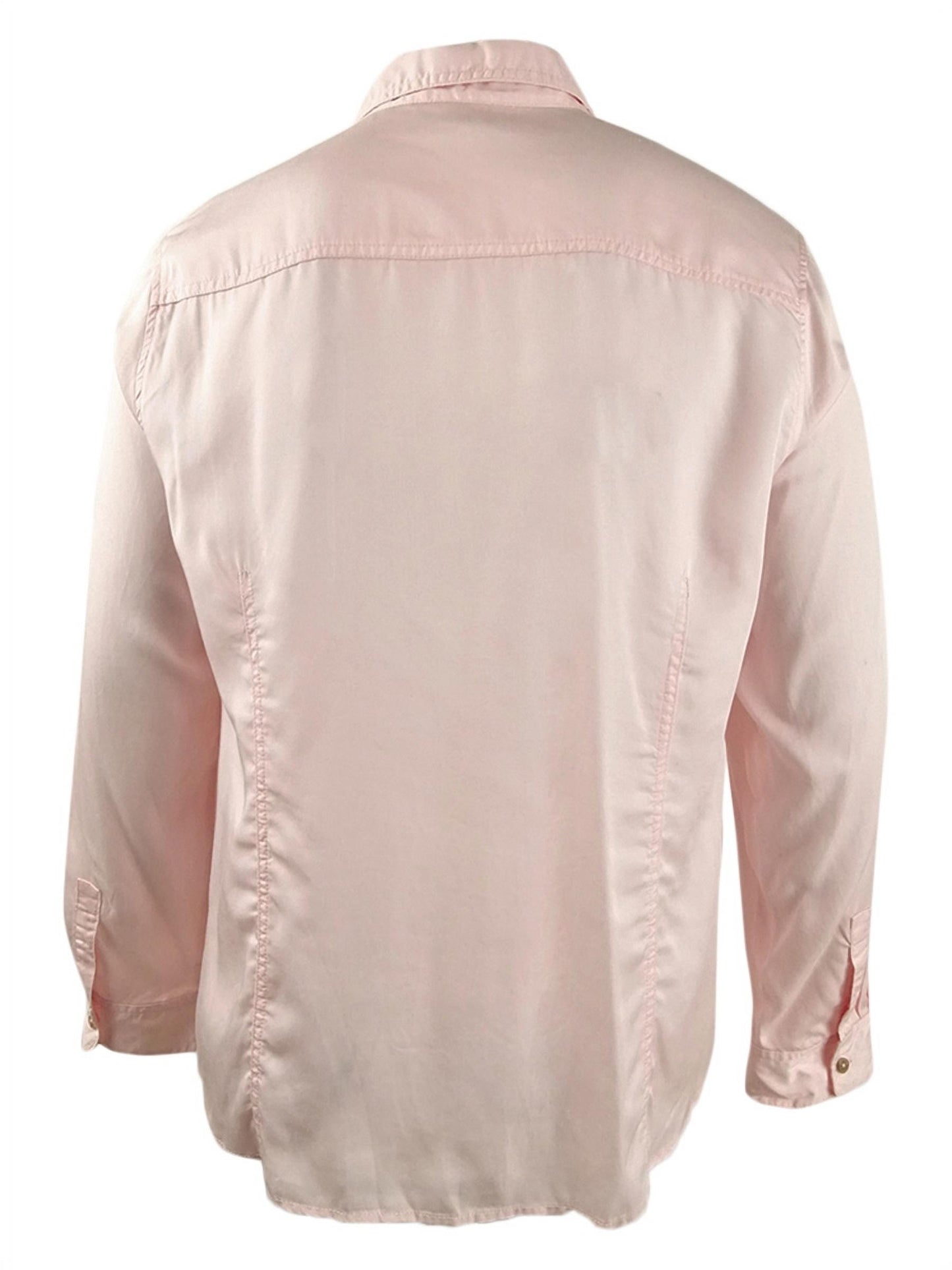 Camisa feminina Charter Club de tencel lisa, rosa, tamanho XX-G