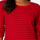 Karen Scott Suéter Texturizado Feminino Vermelho Tamanho Grande
