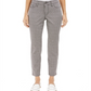 Calça jeans skinny com controle de barriga estilo pied-de-poule feminina Charter Club, preta, tamanho 16