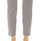Calça jeans skinny com controle de barriga estilo pied-de-poule feminina Charter Club, preta, tamanho 16