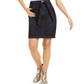 INC International Concepts Saia Jeans Curvy Paperbag Feminina Azul Tamanho 8
