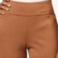 Calça feminina reta e lisa Charter Club para usar no trabalho, marrom, tamanho 12