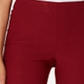 Calça feminina Chelsea Tummy Control Skinny Leg Tornozelo Charter Club Vermelha Tamanho 4