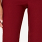 Calça feminina Chelsea Tummy Control Skinny Leg Tornozelo Charter Club Vermelha Tamanho 4